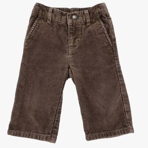 Janie and Jack Pants Size 6-12mo Corduroy Brown Infant Boys Classic